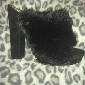 Fur mules